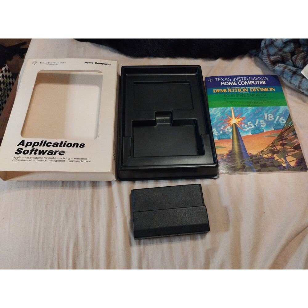Texas Instruments TI-99/4A - Demolition Division - Complete In Box - Tested